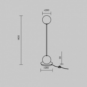 Торшер Maytoni Twins MOD427FL-L20B3K в Ханты-Мансийске - hanty-mansiysk.ok-mebel.com | фото 4
