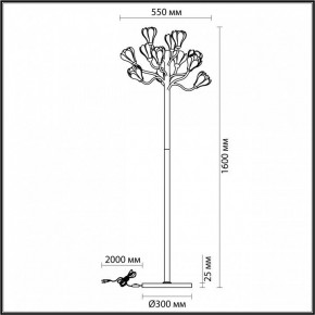 Торшер Odeon Light Gardi 5090/12F в Ханты-Мансийске - hanty-mansiysk.ok-mebel.com | фото 5