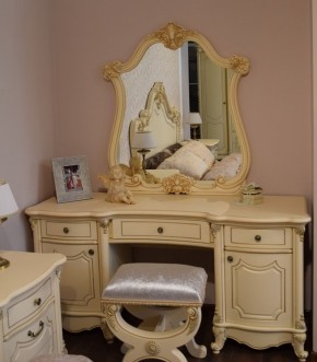Туалетный стол + Зеркало Мона Лиза (крем) в Ханты-Мансийске - hanty-mansiysk.ok-mebel.com | фото 6
