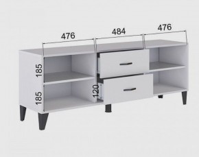 Тумба под ТВ ТВМ-6 (белый) в Ханты-Мансийске - hanty-mansiysk.ok-mebel.com | фото 2