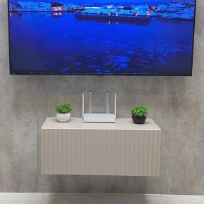 Тумба подвесная под ТВ LINES MTV1-MA 750 Бежевый (Леда-М 10.1.5) в Ханты-Мансийске - hanty-mansiysk.ok-mebel.com | фото 5