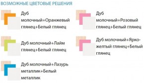 Уголок школьника Юниор-5 (МДФ глянец) 800*2000 в Ханты-Мансийске - hanty-mansiysk.ok-mebel.com | фото 2