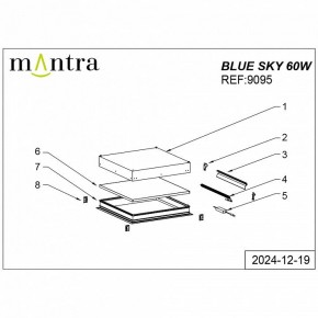 Встраиваемый светильник Mantra Blue Sky 9095 в Ханты-Мансийске - hanty-mansiysk.ok-mebel.com | фото 5