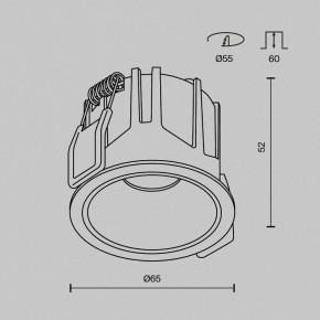 Встраиваемый светильник Maytoni Alfa LED DL043-01-10W2.7K-RD-W в Ханты-Мансийске - hanty-mansiysk.ok-mebel.com | фото 10