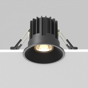 Встраиваемый светильник Maytoni Round DL058-7W2.7K-B в Ханты-Мансийске - hanty-mansiysk.ok-mebel.com | фото 4