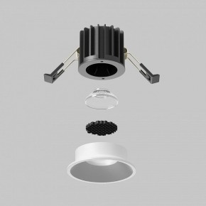 Встраиваемый светильник Maytoni Round DL058-7W2.7K-W в Ханты-Мансийске - hanty-mansiysk.ok-mebel.com | фото 5