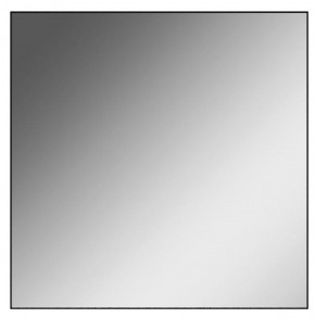 Зеркало Corsica 500х500 black без подсветки Sansa (SB1063Z) в Ханты-Мансийске - hanty-mansiysk.ok-mebel.com | фото 1