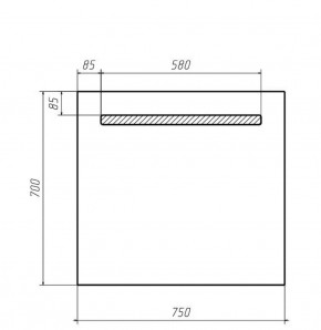 Зеркало Good Light 75 с подсветкой Домино (GL7007Z) в Ханты-Мансийске - hanty-mansiysk.ok-mebel.com | фото 2