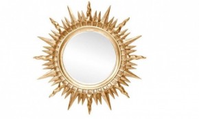 Зеркало круглое золото (1810(1) в Ханты-Мансийске - hanty-mansiysk.ok-mebel.com | фото